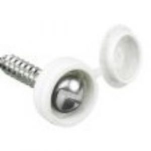 number plate flip top screw white 07.01.22